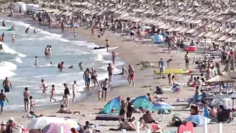 2022 Reyna Sports Beach 4K video splendor in the sun  Romania Constanta Mamaia Beach.