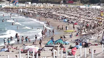 2022 Reyna Sports Beach 4K video splendor in the sun  Romania Constanta Mamaia Beach.