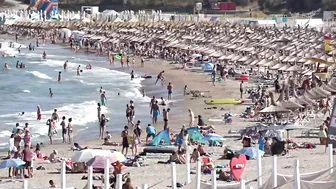 2022 Reyna Sports Beach 4K video splendor in the sun  Romania Constanta Mamaia Beach.