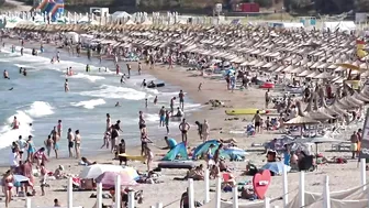 2022 Reyna Sports Beach 4K video splendor in the sun  Romania Constanta Mamaia Beach.