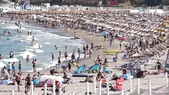 2022 Reyna Sports Beach 4K video splendor in the sun  Romania Constanta Mamaia Beach.