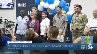 Woman meets strangers who came to her aid in Boynton Beach