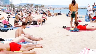 Barcelona beach walk/ beach Bogadell ????????????️Spain best beaches