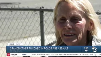 Imperial Beach grandmother punched in road rage attack