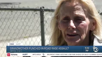 Imperial Beach grandmother punched in road rage attack