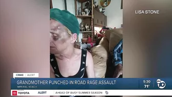 Imperial Beach grandmother punched in road rage attack