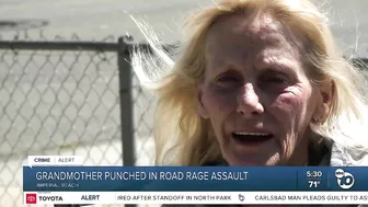 Imperial Beach grandmother punched in road rage attack