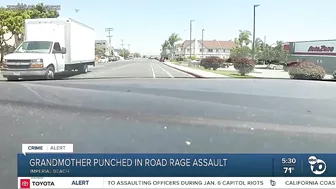 Imperial Beach grandmother punched in road rage attack