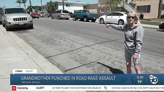 Imperial Beach grandmother punched in road rage attack