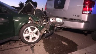 Imperial Beach: Car vs Parked Truck 05132022