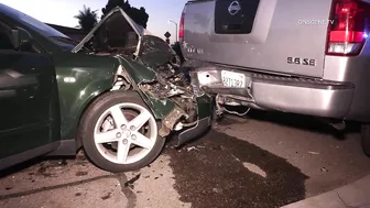 Imperial Beach: Car vs Parked Truck 05132022