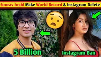 ???? Sourav Joshi Make World Record ???? Sofia Ansari Instagram Account Ban Delete | Sourav Joshi Facts