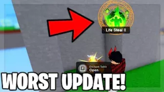 THE NEW ENCHANT UPDATE SUCKS (Roblox Bedwars)