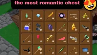 the most romantic chest in roblox bedwars ❤❤