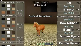 KaypeaSweets' Pony Paradise in Roblox!