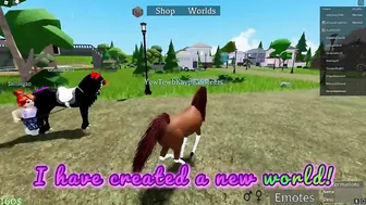 KaypeaSweets' Pony Paradise in Roblox!