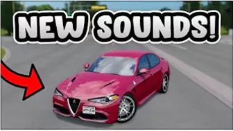 NEW SOUNDS FOR THE ALFA ROMEO GLULIA | Roblox Greenville