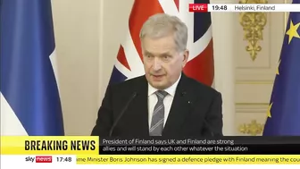 Finnish President tells Russia 'You caused this' as he signs security pact with UK