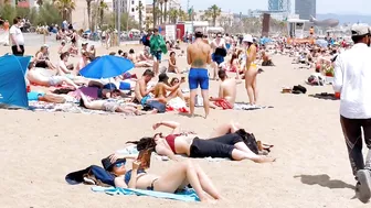 Barcelona beach walk / beach Sant Sebastia ????????????️Spain best beaches