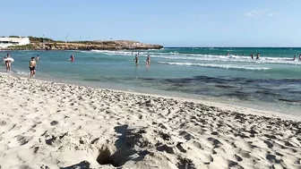 IBIZA Beach Summer -  Beautifu Beach of Nissi Top 10 Beaches Walking 4k