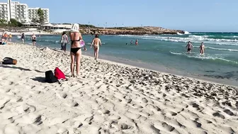 IBIZA Beach Summer -  Beautifu Beach of Nissi Top 10 Beaches Walking 4k