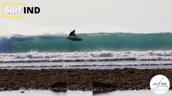 Down the line, Impossibles Beach, May 15th, 2022. Bali surfing