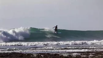 Down the line, Impossibles Beach, May 15th, 2022. Bali surfing