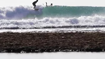 Down the line, Impossibles Beach, May 15th, 2022. Bali surfing