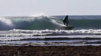 Down the line, Impossibles Beach, May 15th, 2022. Bali surfing