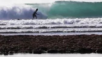 Down the line, Impossibles Beach, May 15th, 2022. Bali surfing