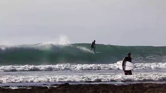 Down the line, Impossibles Beach, May 15th, 2022. Bali surfing