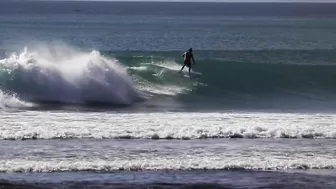 Down the line, Impossibles Beach, May 15th, 2022. Bali surfing