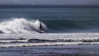 Down the line, Impossibles Beach, May 15th, 2022. Bali surfing