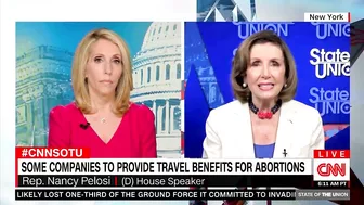 Pelosi: "Of Course" I Want Companies To Pay The Travel Expenses For Women Who Want An Abortion