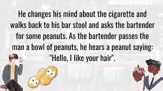 Funny Joke - A man is confused by a very strange bar... ????