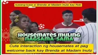 PBB Biga10 :  Celebrity, Adult and Teens winelcome si Madam Inutz at Brenda / pbbkumunity