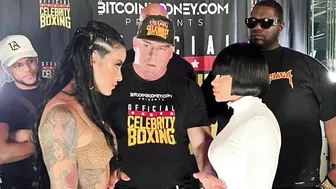 Blac Chyna GETS PUSHED By HOT MODEL During Her Celebrity Boxing Match FACE OFF