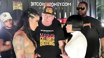 Blac Chyna GETS PUSHED By HOT MODEL During Her Celebrity Boxing Match FACE OFF