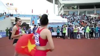 Vietnam’s Nguyễn Thị Huyền wins her 4th straight Women’s 400m SEA Games Gold | Athletics