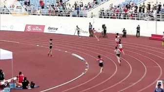 Vietnam’s Nguyễn Thị Huyền wins her 4th straight Women’s 400m SEA Games Gold | Athletics