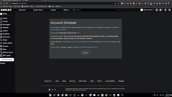 I Was BANNED FROM ROBLOX FOREVER! (-100,000R$????)