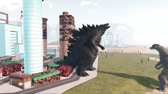 Godzilla 2021 Vs Final Wars Godzilla Epic War! | Kaiju Universe Roblox