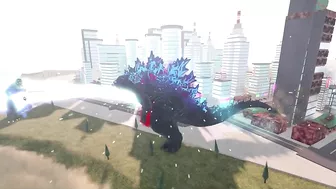 Godzilla 2021 Vs Final Wars Godzilla Epic War! | Kaiju Universe Roblox