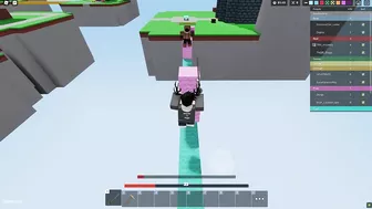 I Met This NOOB Failing to Run in ROBLOX BEDWARS!!