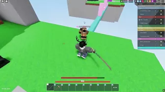 I Met This NOOB Failing to Run in ROBLOX BEDWARS!!