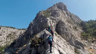 Via Ferrata Fortica - Užitak s mirisom Jadrana, Omiš [Hrvatska] - Travel Special [4K]