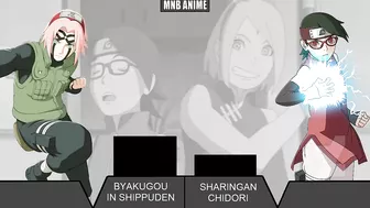 SAKURA VS SARADA POWER LEVELS | NARUTO AND BORUTO | MNB ANIME