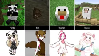 Minecraft Mobs - Anime Version