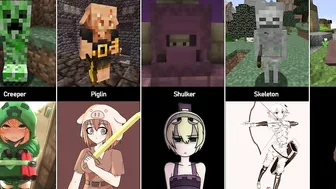 Minecraft Mobs - Anime Version