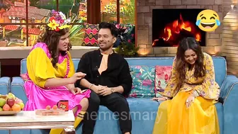 Krushna Abhishek jokes with Neha Kakkar on kapil sharma show kapil funny video